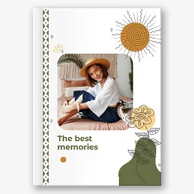 Photobook template best memories
