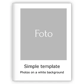 Simple photobook template