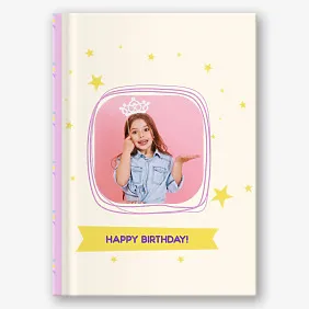 Happy Birthday photo book template